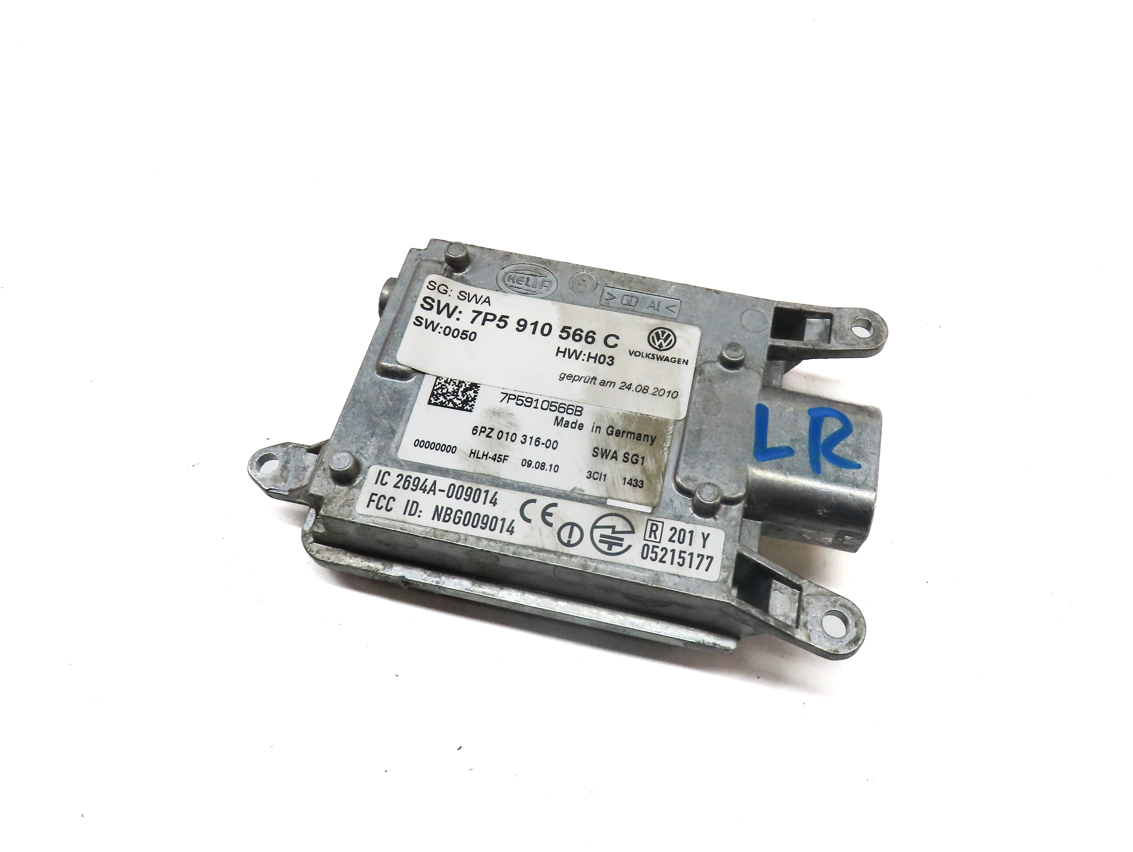 2011-2016 PORSCHE CAYENNE (958) LEFT DRIVER REAR BLIND SPOT RADAR MODULE — exact item pictured
